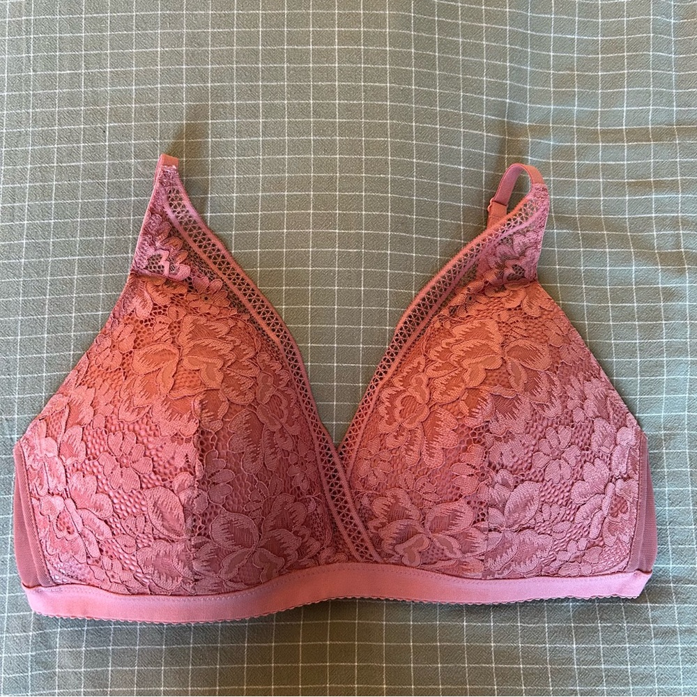 Knix Lace Deep Plunge Bralette